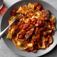Slow-Cooker Short Rib Ragu over Pappardelle image