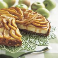 Apple-Almond Cheesecake_image