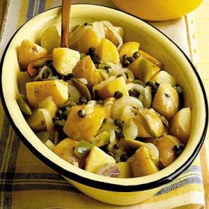 Patate in agrodolce (Sweet & sour warm potato salad)_image
