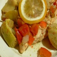 Chicken with Artichokes and Lemon image
