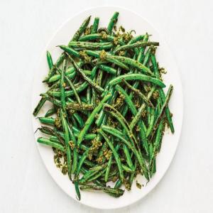 Blistered Green Beans with Herb Sauce image