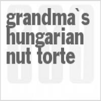 Grandma's Hungarian Nut Torte_image