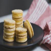 Spiced Coconut-Passionfruit Sandwich Cookies image