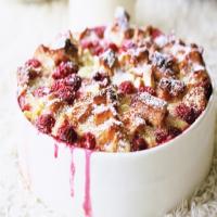 Raspberry & White Chocolate Waffle Pudding Recipe - (4.3/5) image