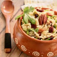 Orzo Pasta Salad with Dried Cranberries_image