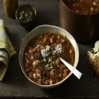 Balsamic Minestrone Soup image