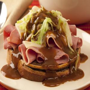 Open-Faced Reuben with Fresh Cabbage image