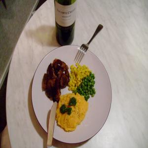 Spice Rubbed Lamb With Kumera and Feta Mash image