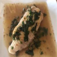 Pan Fried Catfish w Parsley, Capers & Brown Butter image