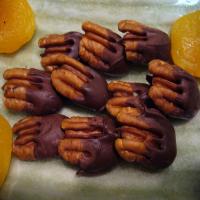 Chocolate-Dipped Pecans image