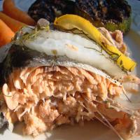 Easy Poached Salmon With Dill_image