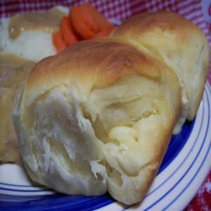Buttery Bread Machine Dinner Rolls image