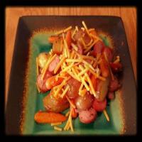 Skillet Potatoes, Carrots and Sausage_image