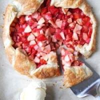 Strawberry, Rhubarb and Apple Galette_image