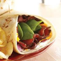 Spinach Pastrami Wraps_image