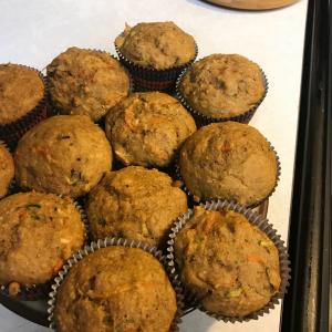 Tropical Zucchini Carrot Muffins image