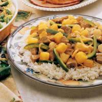 Asian Sweet and Sour Pork with Rice_image