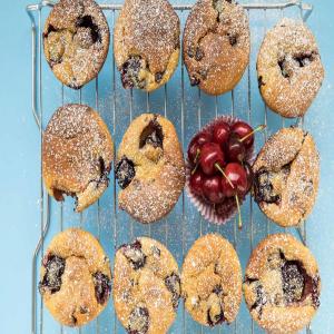 Gluten-Free Cherry and Chocolate Muffins image