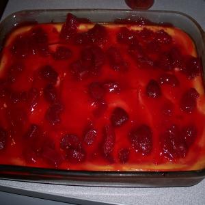 Strawberry-Rhubarb Cheesecake Squares image