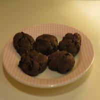 Almost Flourless Chocolate Chocolate Chip Peanut Butter Cookies_image