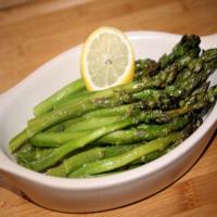 Baked Asparagus With Lemon Dressing_image
