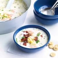 Corn-and-Shrimp Chowder with Bacon image