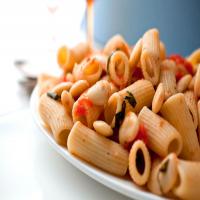 Pasta With Shell Beans and Tomatoes image