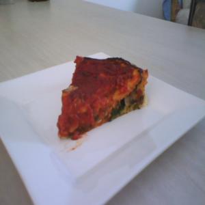 Chicago-Style Stuffed Spinach Pizza image
