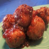 Cranberry Glazed Meatballs image