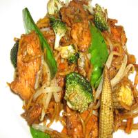Honey and Five Spiced Lamb With Stir Fry Vegetables image