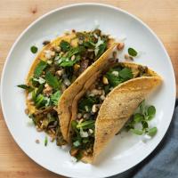 Tripe Tacos in Herbal Tomatillo Sauce with Toasted Seeds and Nuts_image
