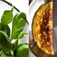 Spinach and Garlic Omelet image