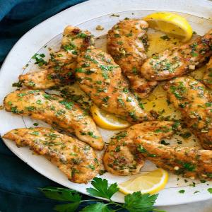 Lemon Butter Chicken Tenders - Cooking Classy_image