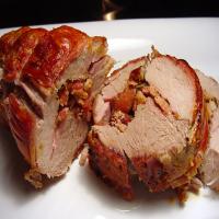 Grilled Pork Loin With Bacon_image
