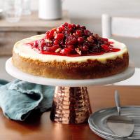 Creamy Cranberry Cheesecake image