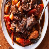 Pressure Cooker Beef Stew With Maple and Stout image