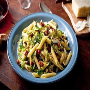 Penne With Brussels Sprouts, Chile and Pancetta Recipe_image
