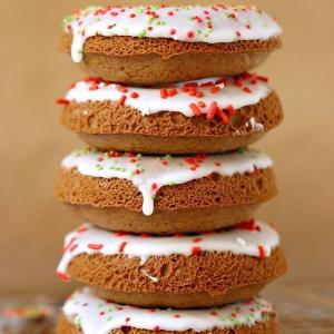 Frosted Gingerbread Donuts_image