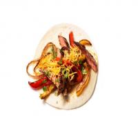 Steak Fajitas with Onions and Peppers image