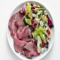 Roast Beef Carpaccio with Gorgonzola Potato Salad image