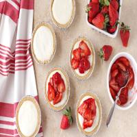No Bake Strawberry Cheesecake Tarts (Light)_image