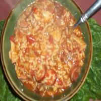 Spicy Hot Chicken and Andouille Sausage Jambalaya_image