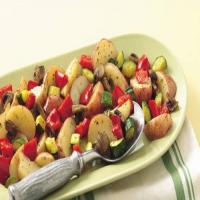Oven-Roasted Potatoes and Vegetables image