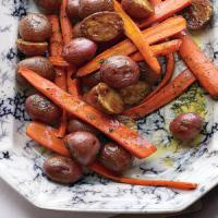 Roasted Carrots and Potatoes with Dill image