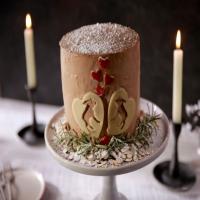 Marzipan Moose Mousse Cake image