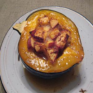 Baked Acorn Squash and Apples_image