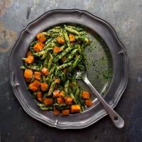 Pasta With Kale Pesto and Roasted Butternut Squash Recipe - (4/5)_image
