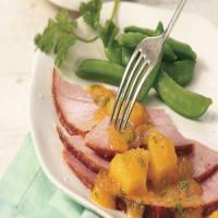 Slow-Cooker Ham with Tropical Fruit Sauce image