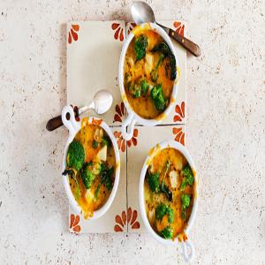 Broccoli, Potato, and Cheddar Soup image