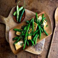 Stir-Fried Beans With Tofu and Chiles image